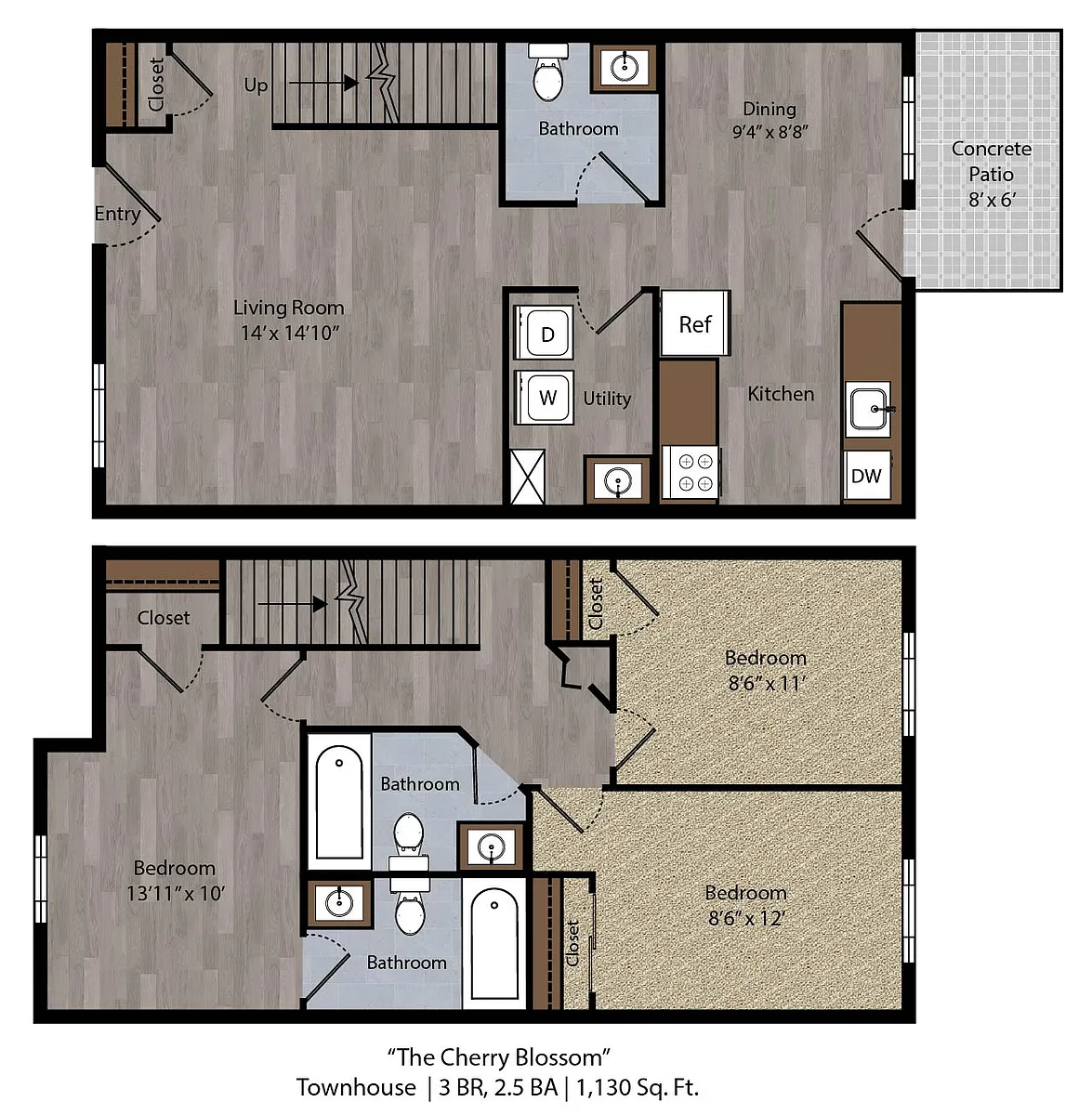 Floor plan The Cherry Blossom