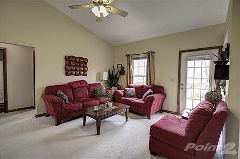 You'll marvel at the feeling of light and spaciousness of the free-flowing floor plan from within this Great Room. Special features include: high soaring cathedral ceiling, walkout onto the spacious back deck, clean carpet where shoes are not allowed, pass through ledge into the breakfast room and stained base boards and door jams throughout.  Come see the undeniable value this house has to offer.