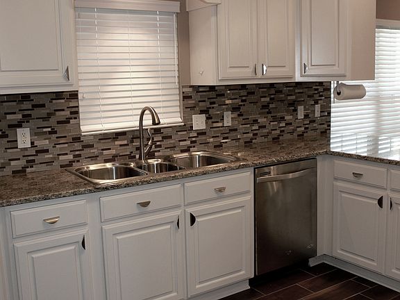 Faux Wood Blinds Throughout