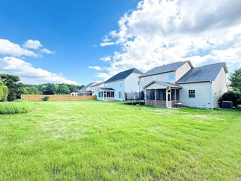 Huge backyard