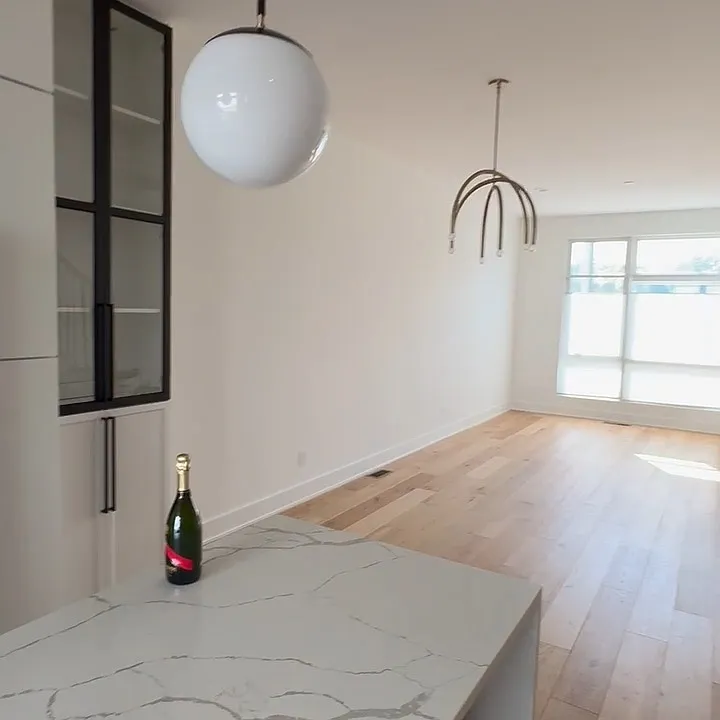 First Floor _ View from Kitchen Toward Living Room