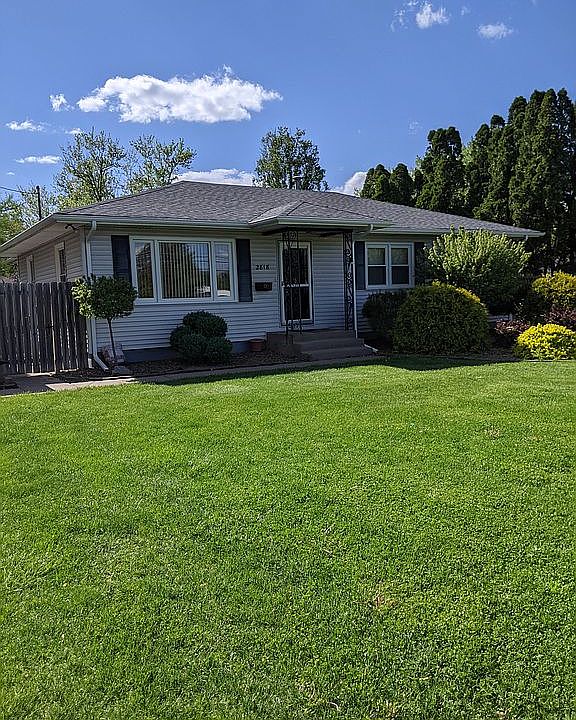 Landscaped front yard