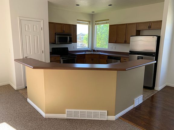 Updated kitchen with stainless steel appliances