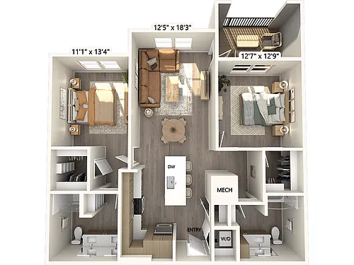 Floor plan B3c-Finish2-1103