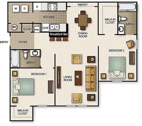 Floor plan The Banyan (b)