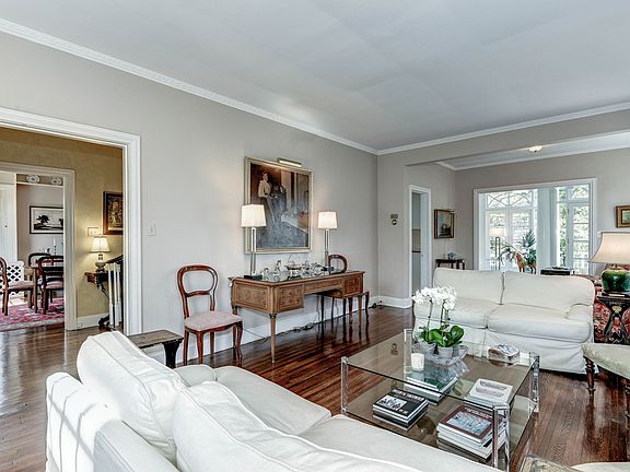 Beautiful, large double-parlor Living Room