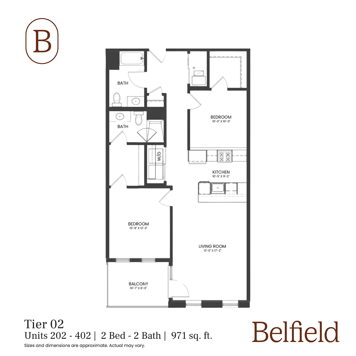 Floor plan Tier 02