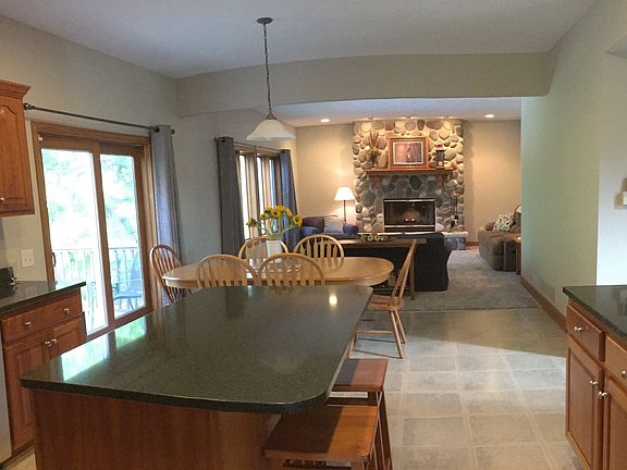 Kitchen into Family Room