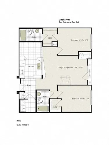 Floor plan Chestnut