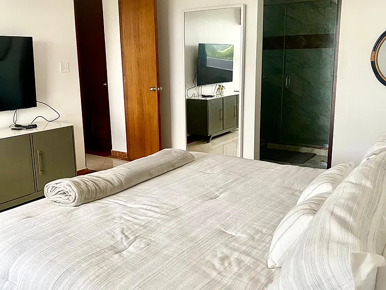Master Bedroom with walk-in closet and full size bathroom