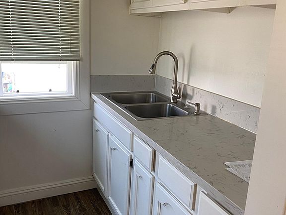 kitchen sink and cabinets