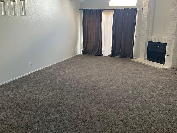 Living room with gas fireplace