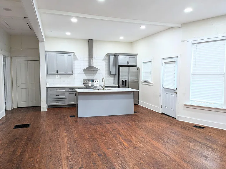 Fully renovated kitchen with stainless appliances