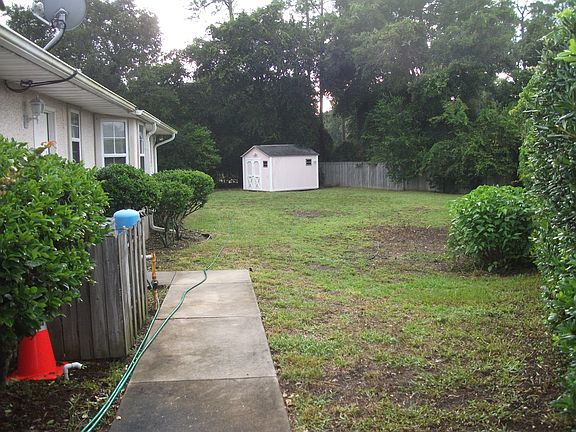 Ride side to Back yard