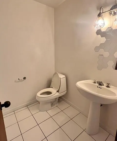 Downstairs hallway bathroom