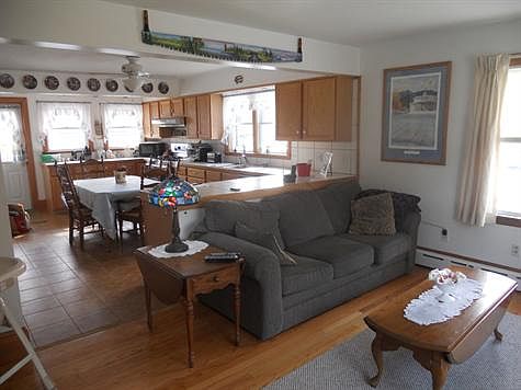 Warm, Inviting, Open Kitchen & Living Rm