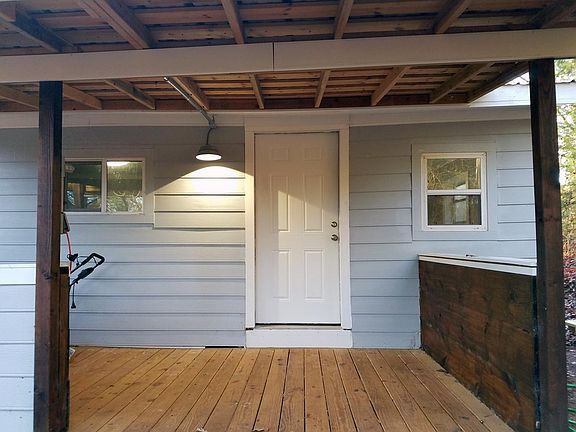 Front door and part of poarch