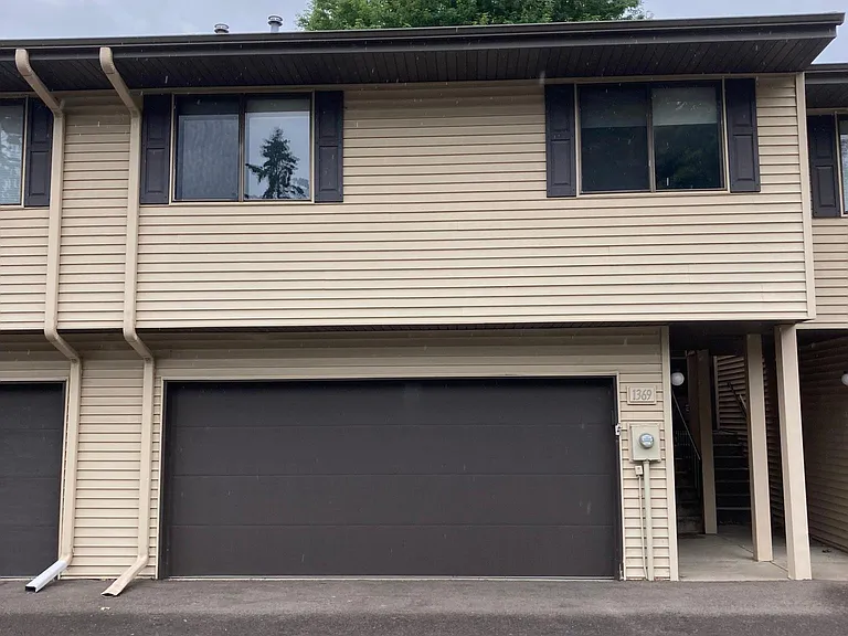 Front of townhouse.