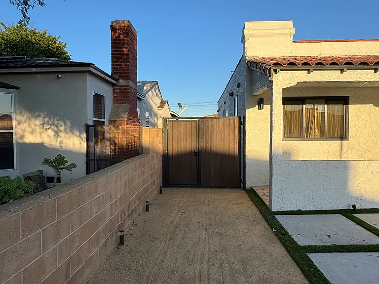 Front gate entrance