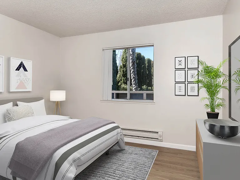 Bedroom with Hard Surface Flooring