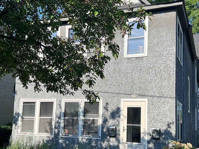 Front of this classic Northeast Minneapolis duplex
