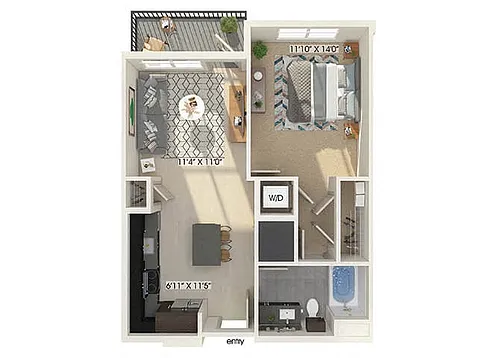 Floor plan A01