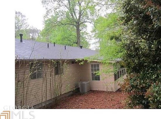 Rear of house showing new roof
