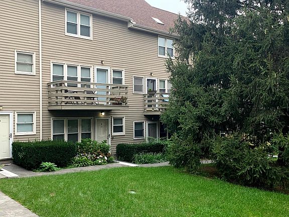 Courtyard outside of the townhome