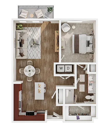 Floor plan A1J - Bell Lancaster
