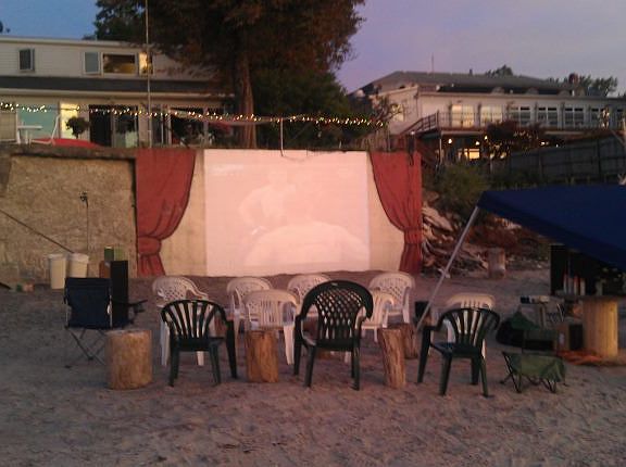 Movie Screen Private Beac
