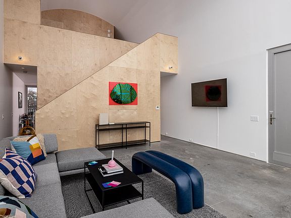 Living room with 58" Smart TV