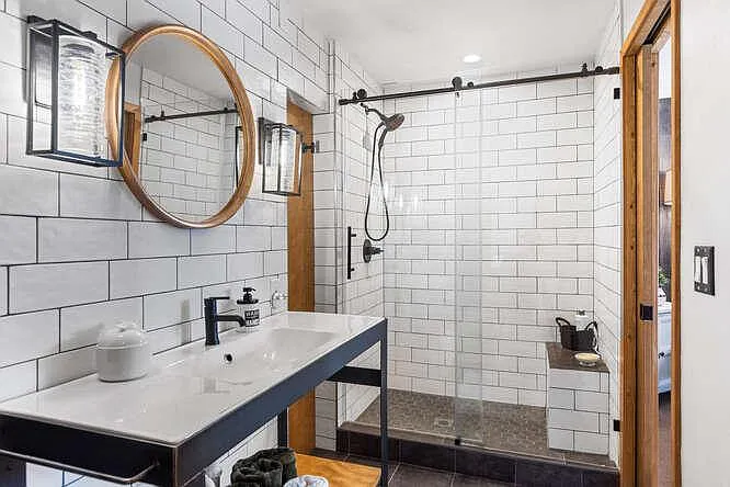 Lower level bathroom
