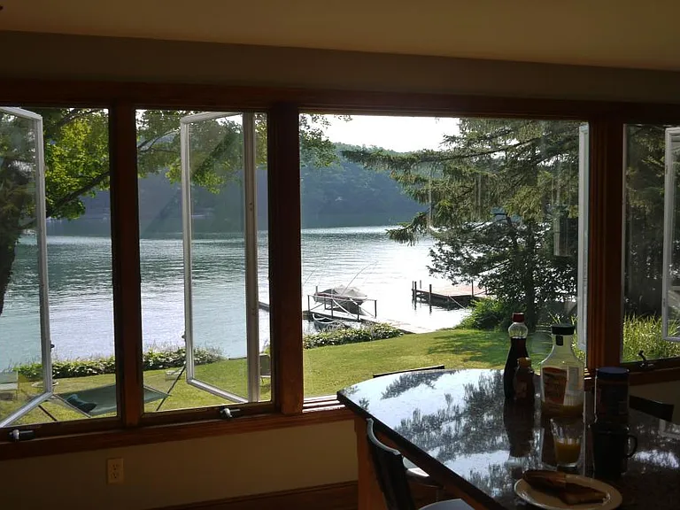 View from kitchen