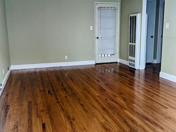 Living room with view from front door