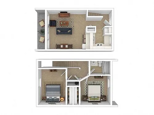 Floor plan 2A - 2 Story