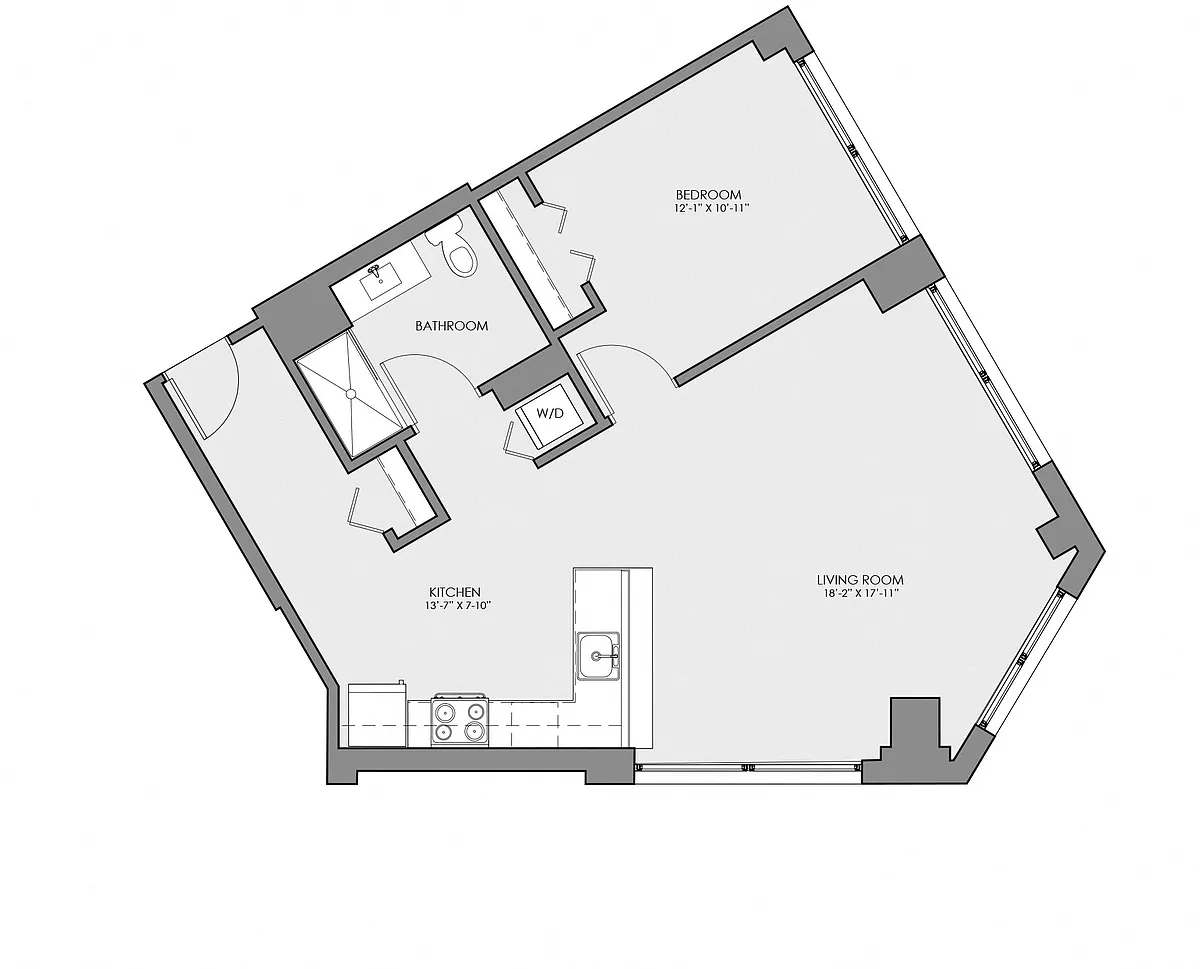 Floor plan 1E