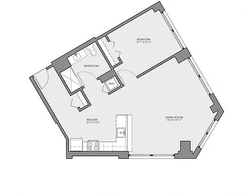 Floor plan 1E