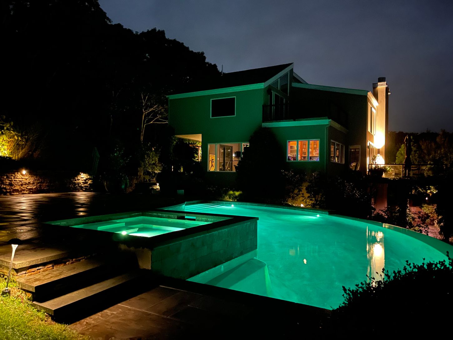  Infinity Pool by Night