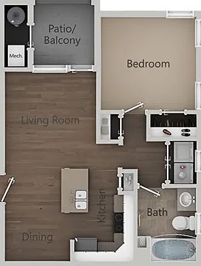 5th image of 454 E Newport Parc Ln APT C108