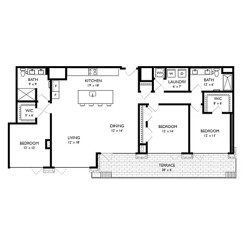 Floor plan Royale 3A20 Penthouse