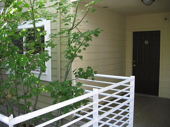 Front door. Elevator accessed from covered garage and covered all the way from you reserved parking space.