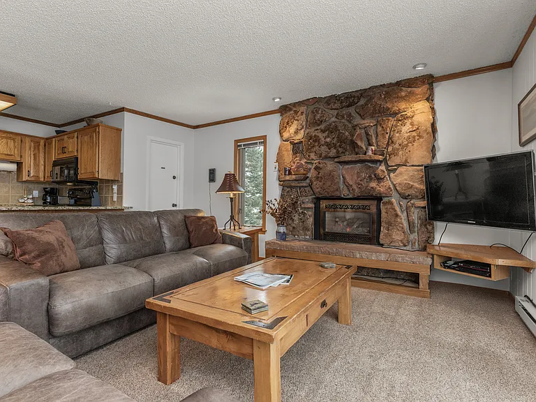 Living Room | Fireplace | Smart TV
