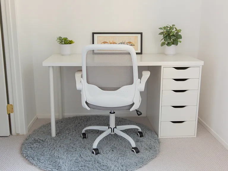 Work station in 2nd bedroom.