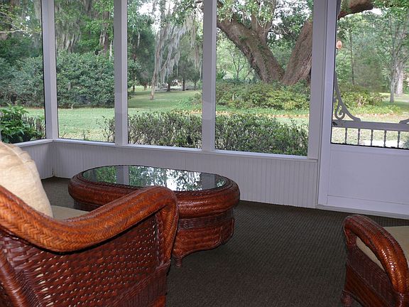 View from rear porch