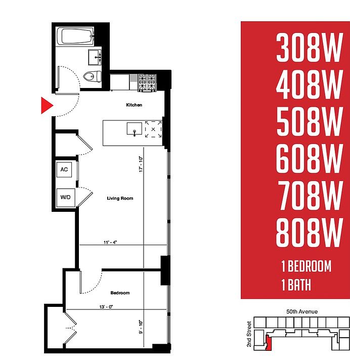 2nd image of 214 50th Ave APT 708W