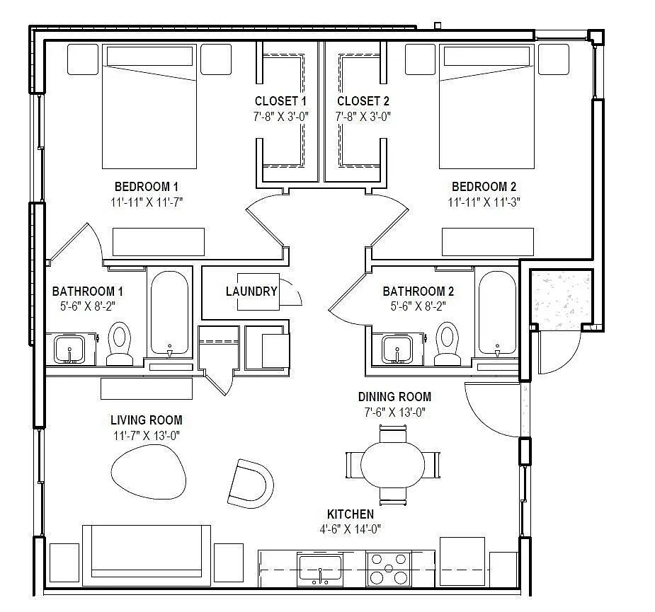 Floor plan B1