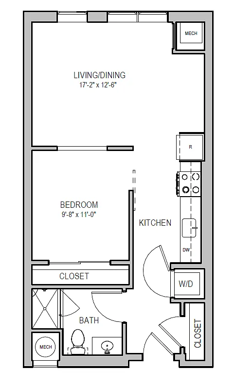 Floor plan A22