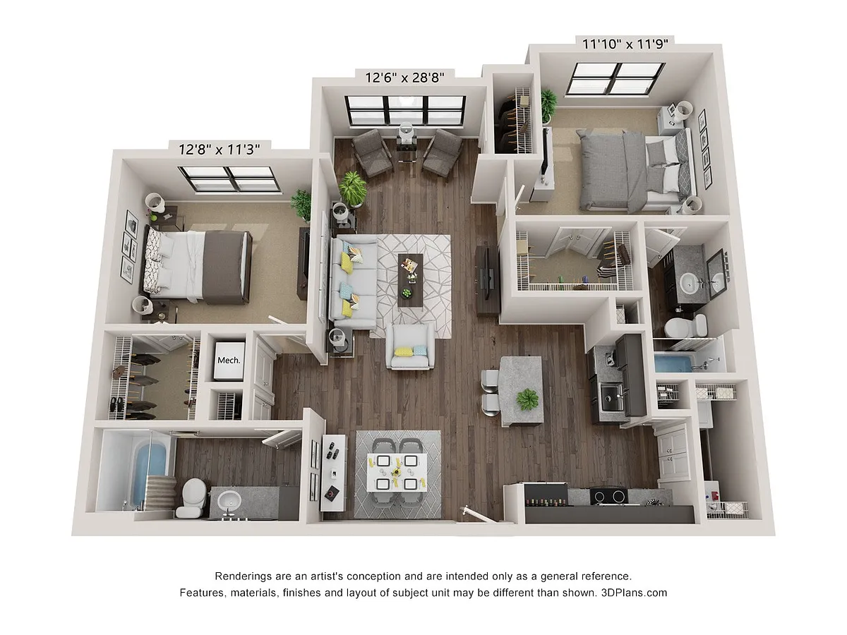 Floor plan B2 Flex