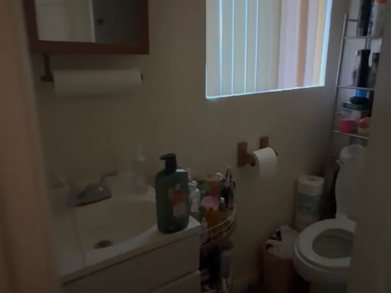 view from bathroom door