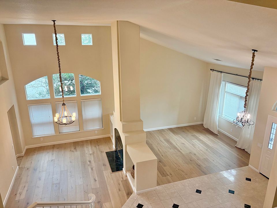 Dining Room and Living Room with Fireplace. The French Oak Wood Floor are New!